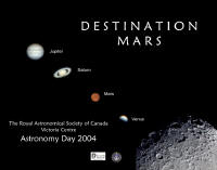 Destination Mars - planets taken with a webcam through a telescope